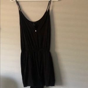 black romper with pockets
